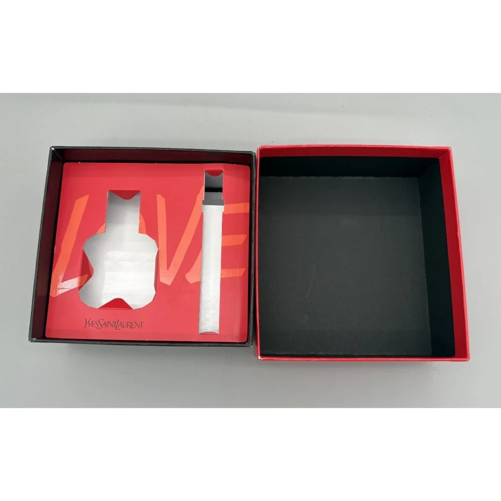 YSL EMPTY Box Love Mon Paris Yves Saint Laurent Red Gift Box